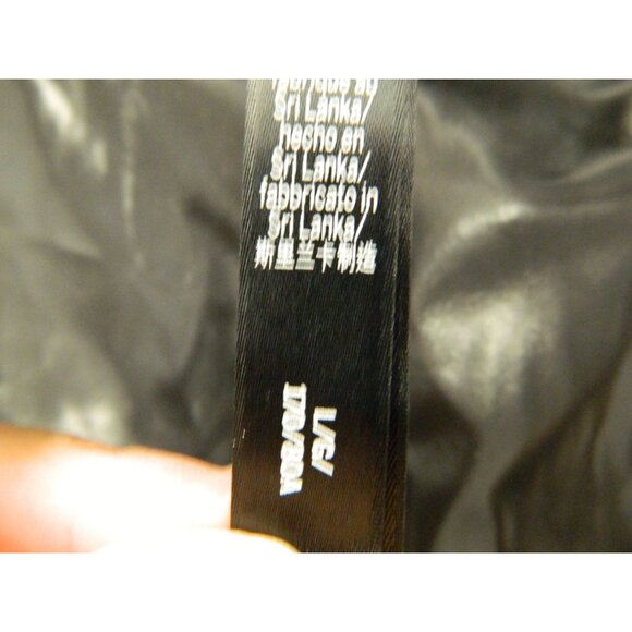 Victoria Sport Metallic Black Shiny Windbreaker Pants Large Victoria's Secret - Picture 6 of 10